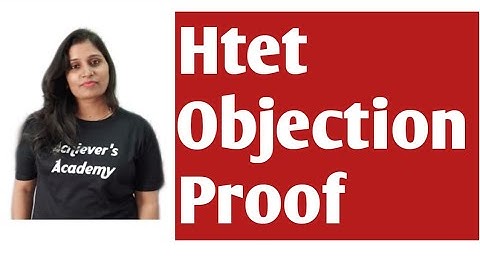 Htet  Objection Proof...