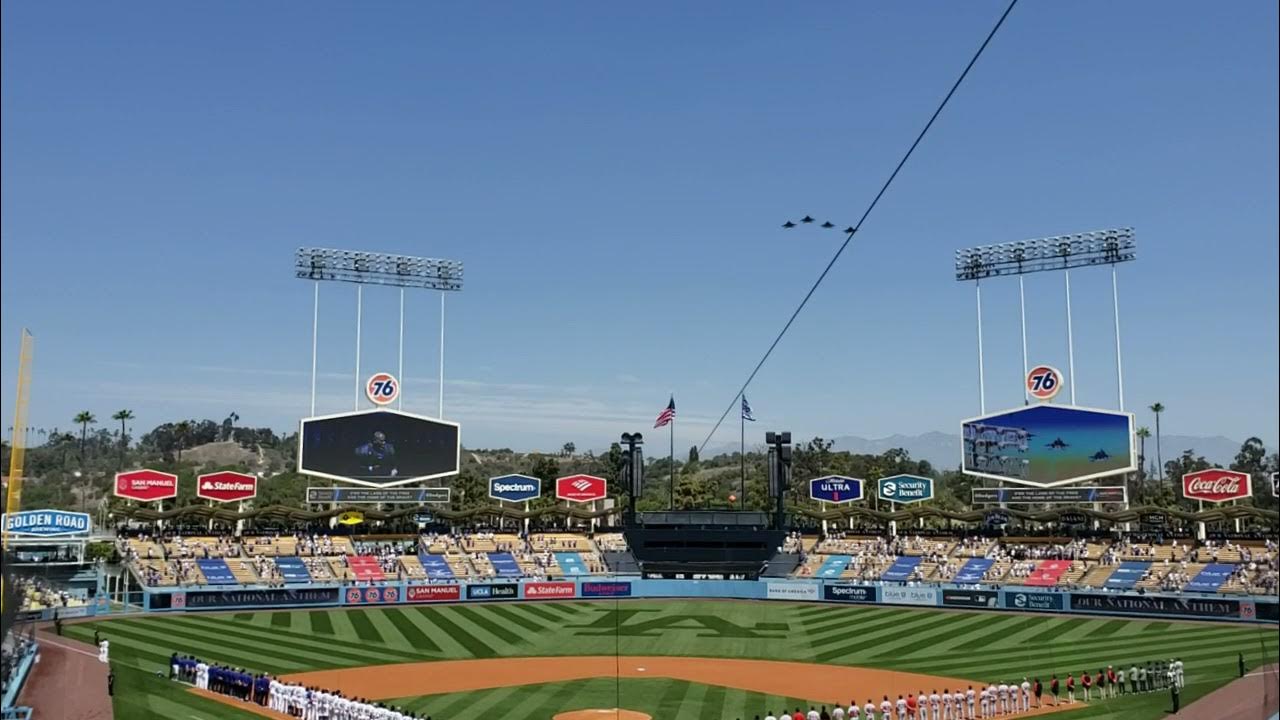 Dodgers Opening Day 2021 Flyover YouTube
