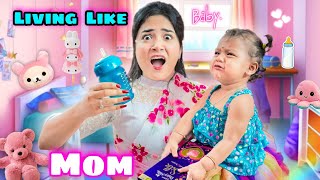 Adopting a Baby & Living Like a Mom for 24 hours 👩‍🍼 | *Zindagi Barbaad Ho Gaya* 😂