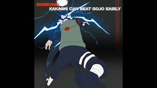 Gojo fans - He can't even touch him 😮‍💨 #anime #viral #trending #edit #gojo #vs #kakashi #shorts