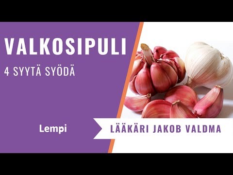 Video: Valkosipuli: Varo Nuolien Rikkoutumisaikaa