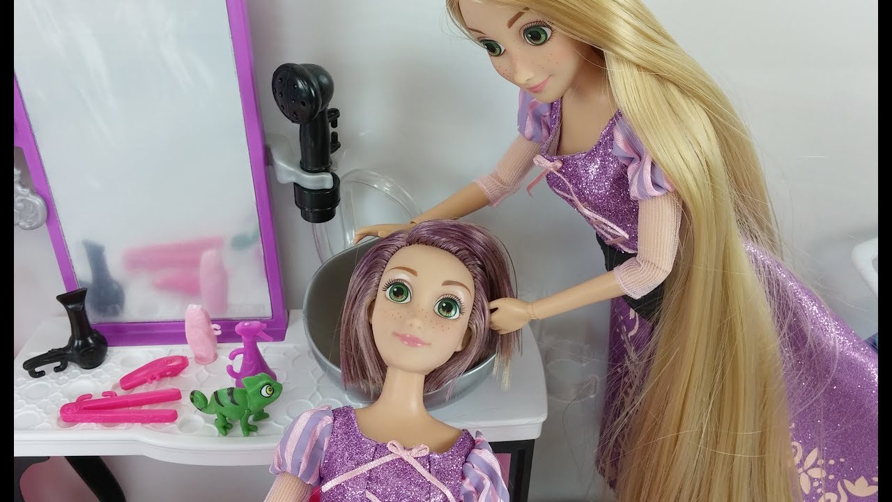 barbie rapunzel haircut