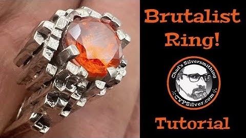 Bold Brutalist Ring: A Silversmithing Tutorial