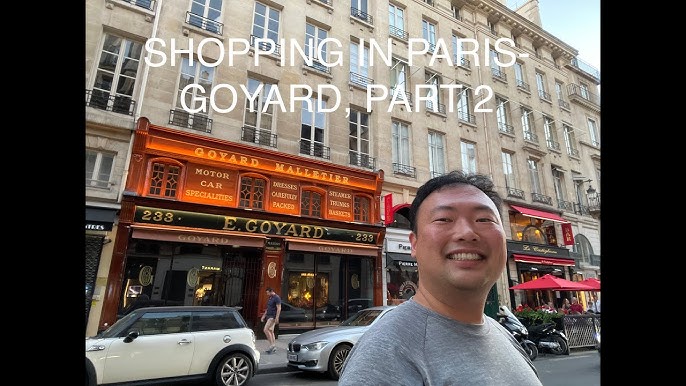 SHOPPING IN PARIS - GOYARD 233 RUE ST. HONORE, pt 1 