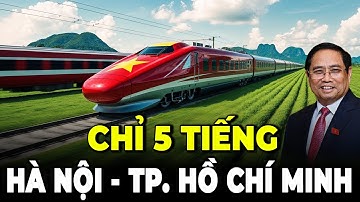 Chỉ 5 Tiếng Từ Hà Nội Vào TP. Hồ Chí Minh đi bằng tàu cao tốc Bắc Nam | Tốc Độ quá kinh