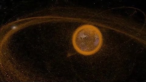 Space Junk Orbits Earth