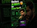 Hackers Green Text क्यों Use करते हैं? 🤯Why Hackers LOVE Green Text? 🟢💻#hacker #viral #shorts #facts