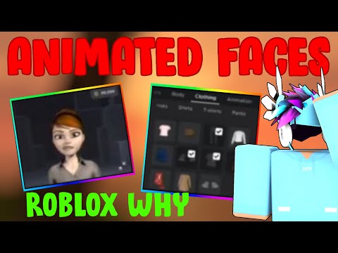 Animated Faces In Roblox Face And Clothing Update Youtube