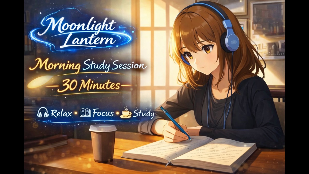 Calm Morning Study Music ☀️ | Relaxing Focus Session (30 Min) - YouTube