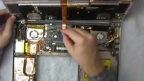15-inch MacBook Pro (pre-Unibody) Memory, Hard Drive, and Optical Drive Installation Video