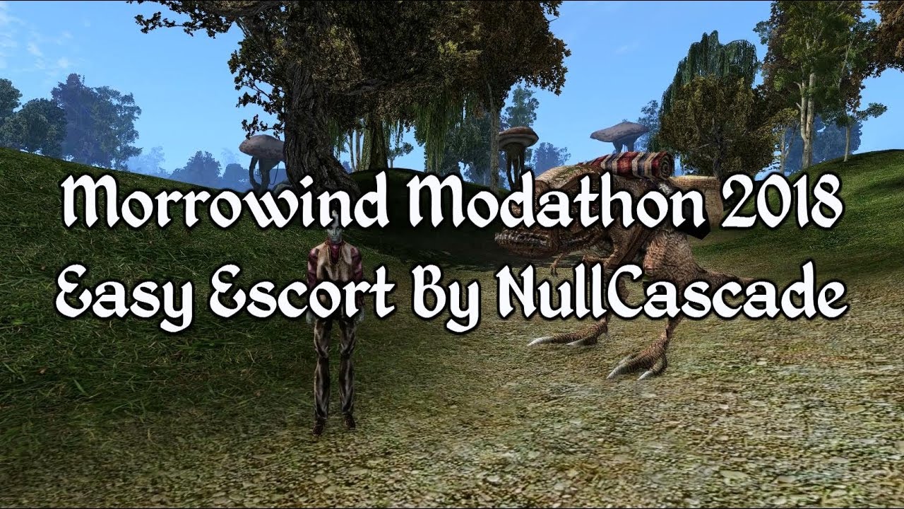 Morrowind Modathon 2018 - Easy Escort - YouTube