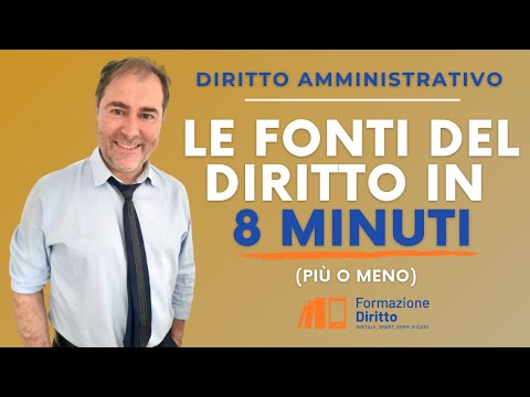 Le fonti del Diritto in 8 minuti (più o meno)