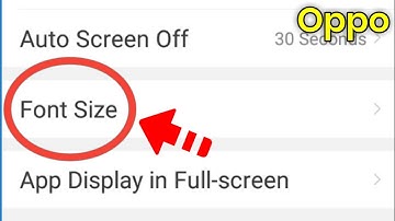 Oppo Font Style Change A5 2020 | How To Change Font Size In Oppo Mobile