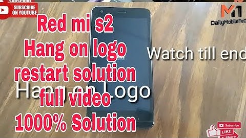Mi Redmi 2 mobile restart on logo solution video|  Red mi hang on logo full solution video