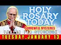 HOLY ROSARY TODAY - POPE LEO XIV, TUESDAY, JANUARY 13 | SORROWFUL MYSTERIES - PRAYER FOR STRENGTH