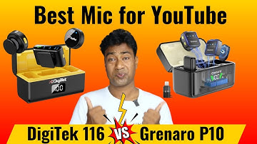 Digitek Dwm 116 Vs Grenaro P10 Wireless Mic Comparison. Audio Quality & Noise Cancellation Live Test