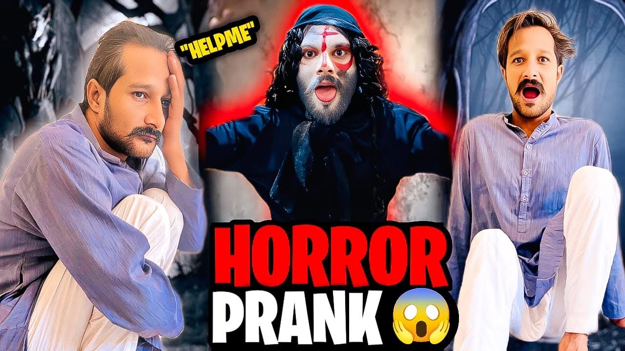 Horror Prank On Waheed👻Gussa Kr Gaya🥲