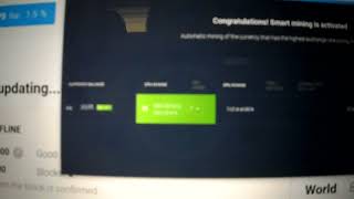 Kintips Minergate Miner Gate on a Microsoft Surface Pro 7 if you wondering hashrate its not great