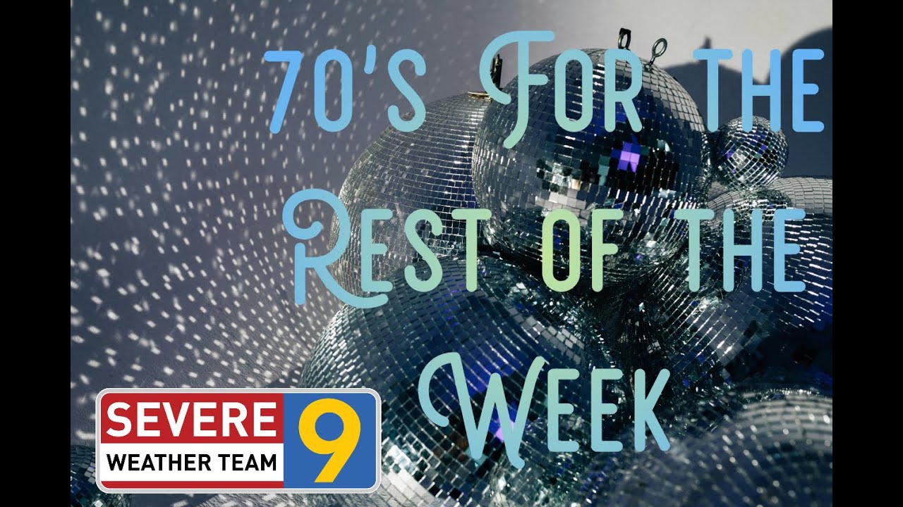 Temps in the 70s For the Rest of the Week - YouTube