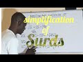 Addition And Subtraction Of Surds#Tambuwal maths class