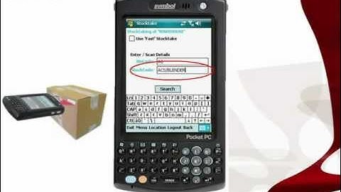 Sage 200 Stock Take with Barcodes and Barcode Scanning