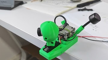 ATOMRC High-Resolution 3D Print Wide Angle Range Gimbal for FPV Airplane Fixed Wing