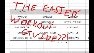 How to create a RANDOM Workout Planner! (Easier than you think!) screenshot 2