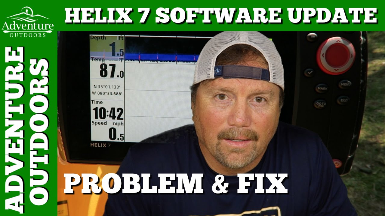 Humminbird Helix 7 Software Update Problem Fix Youtube