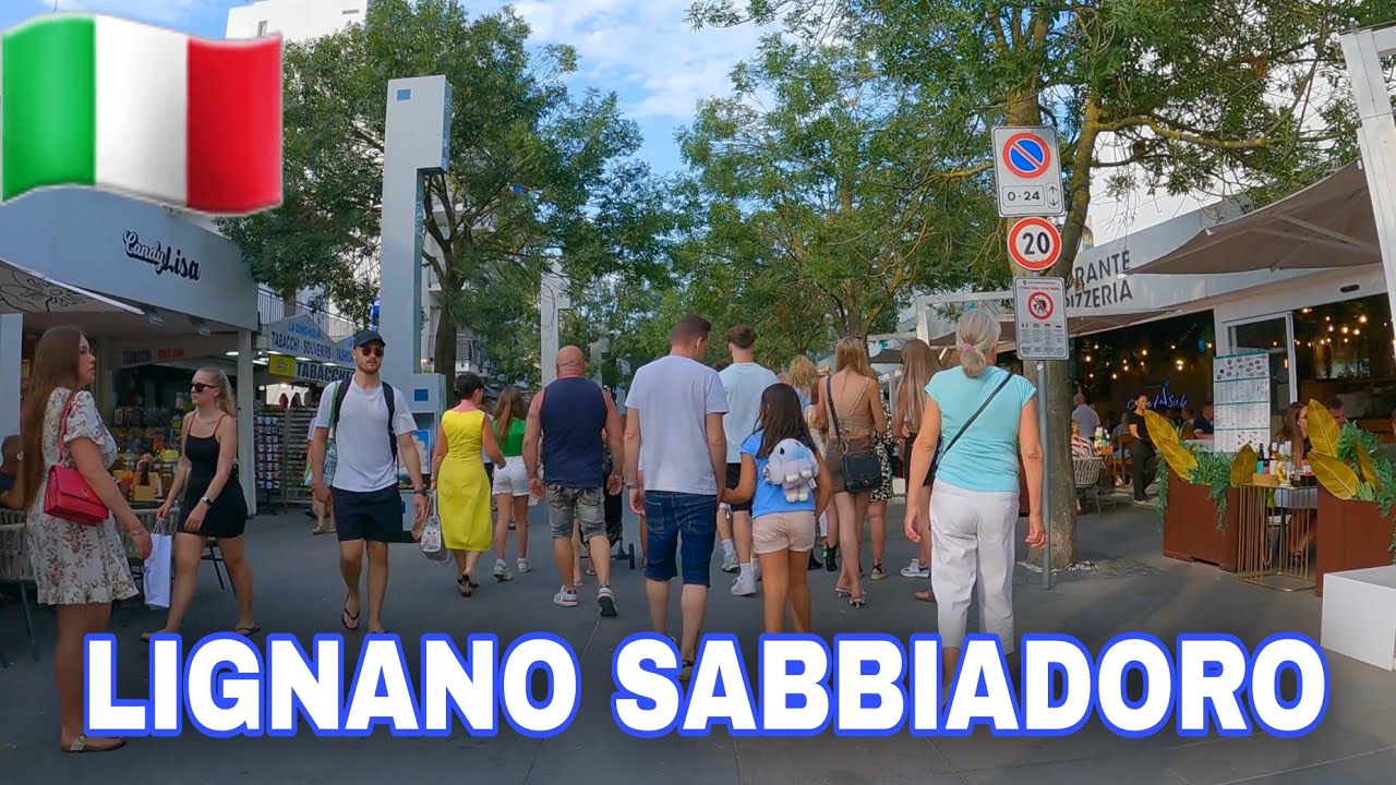 Lignano Sabbiadoro, Italy - Summer Walking Tour
