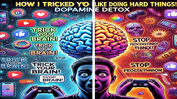 How I Tricked My Brain to Like Doing Hard Things (Dopamine Detox) #dopaminedetox