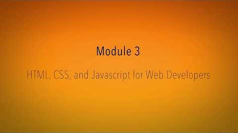 Welcome to Module 3:  Coding the Static Restaurant Site