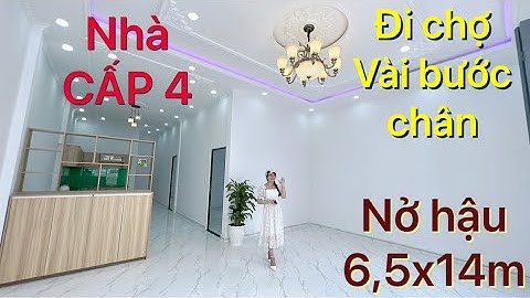 ✅NGẠI lên cầu thang đã có NHÀ CẤP 4 Nở Hậu 6,5x14m ngay chợ và quốc lộ 1A 100m Nhà Kim Thủy giá rẻ