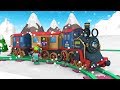 Christmas Cartoon - Toy Factory - Choo Choo Train - Winter Fun for Kids