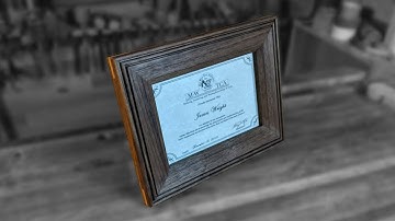 Making a Picture Frame With Mitered Splines