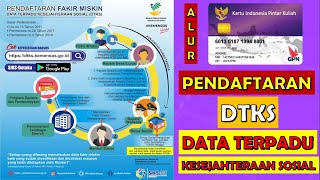 Alur Pendaftaran DTKS (Data Terpadu Kesejahteraan Sosial)