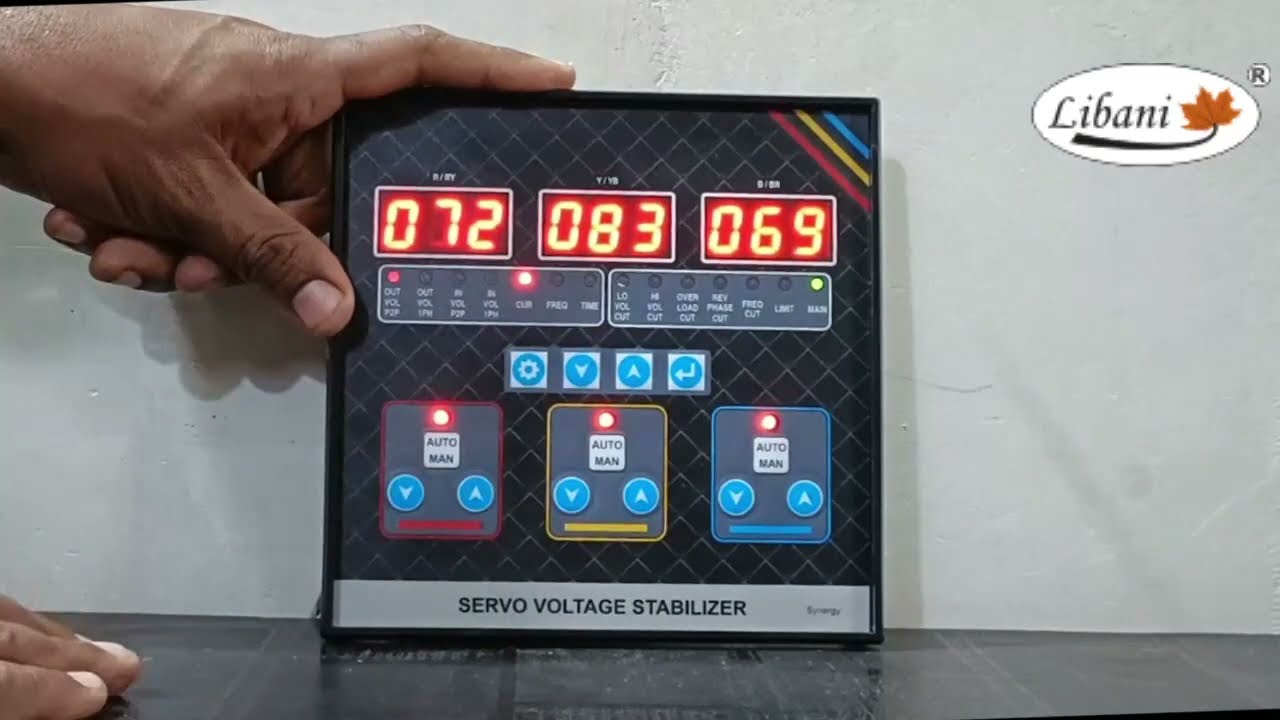 Digital Servo Control Card | Display HOLD of Three Phase SYNERGY