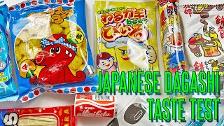 Japanese Dagashi (candy and snack) Taste Test