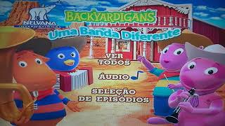 Opening e menu do dvd "Uma Banda Diferente" (Backyardigans)