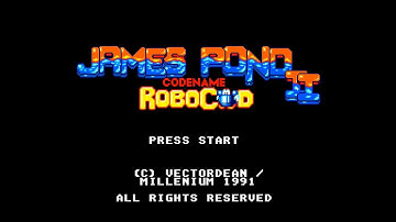 James Pond II: Codename Robocod (Master System PSG 60Hz / US) - Intro / Attract Mode