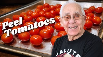 EASIEST Way to Peel Tomatoes