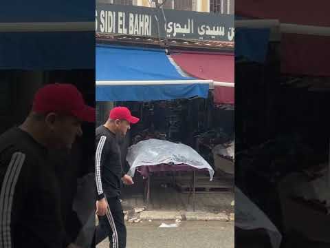 سوق باب الخضرا مطر تونس   