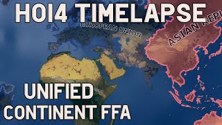 Continents Are Countries Hearts Of Iron 4 Timelapse