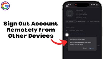How to Sign Out of Google Account Remotely from Other Devices?