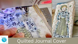 Quilted Journal Covers, Paper Doll Theme
