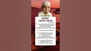 Amalan Resep Cepat kaya #foryou #waliallah #islamicprayer #kerezekian #kekayaan