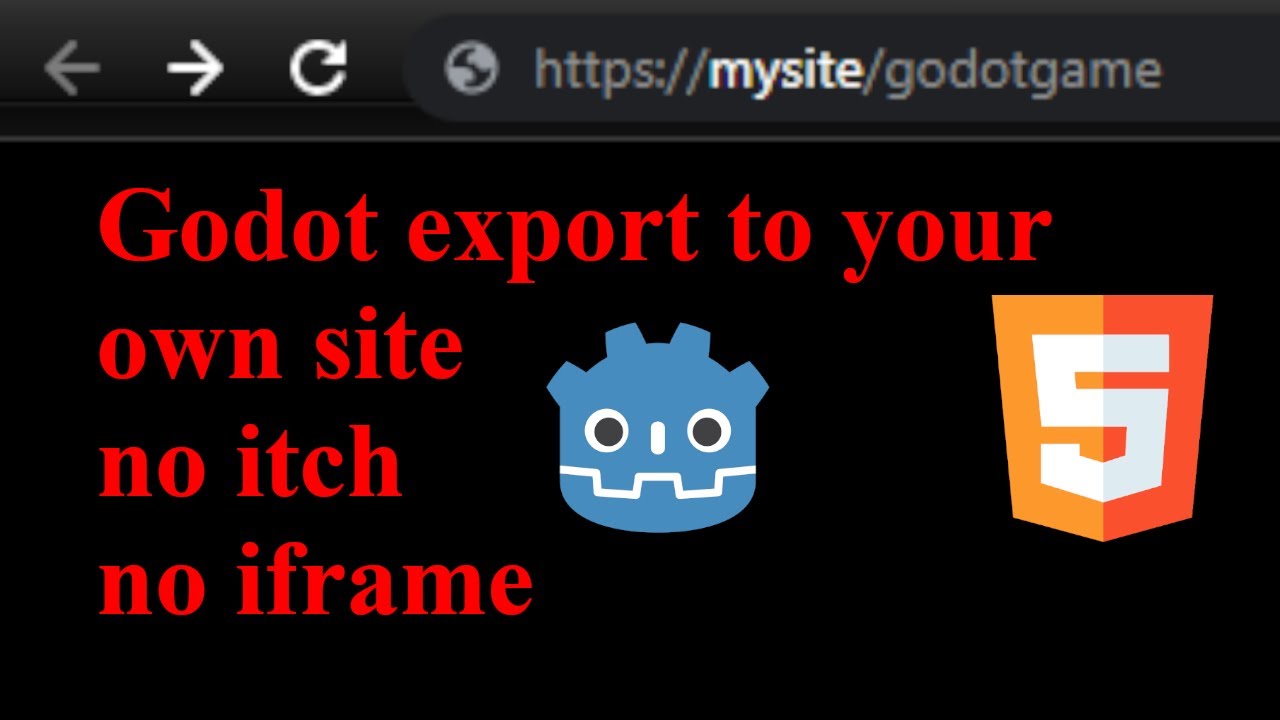 How to export a Godot 4 game to run on the web on itch.io