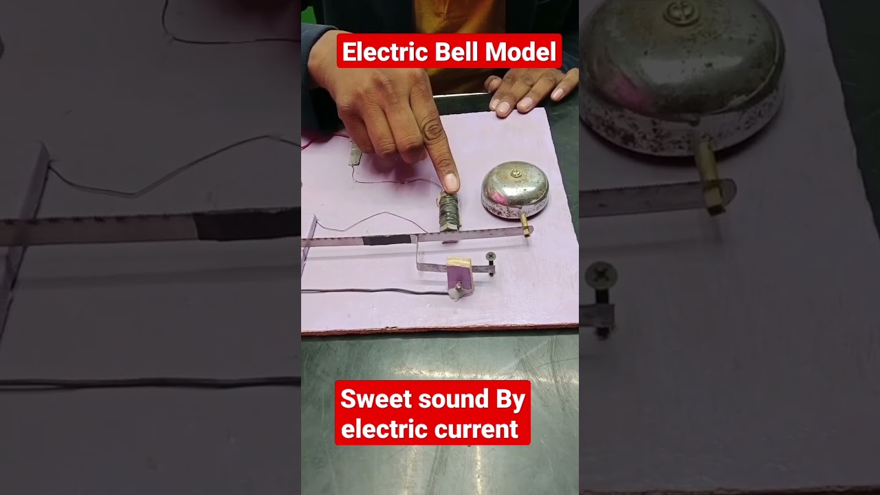 Electric bell class 7 #electricbell  #shorts #experiment #scienceexperiment