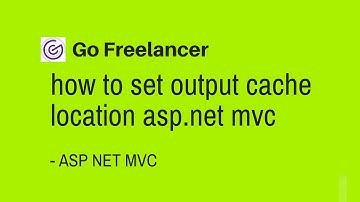 how to set output cache location asp net mvc
