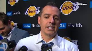 Frank Vogel talks about the Lakers doing a better job committing to the game plan in the 3rd quarter