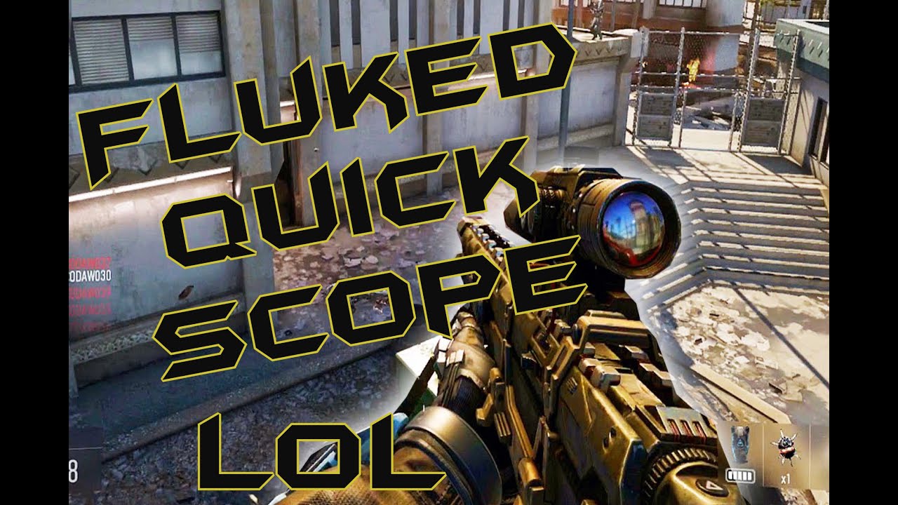 2nd ever quick scope fluked - YouTube